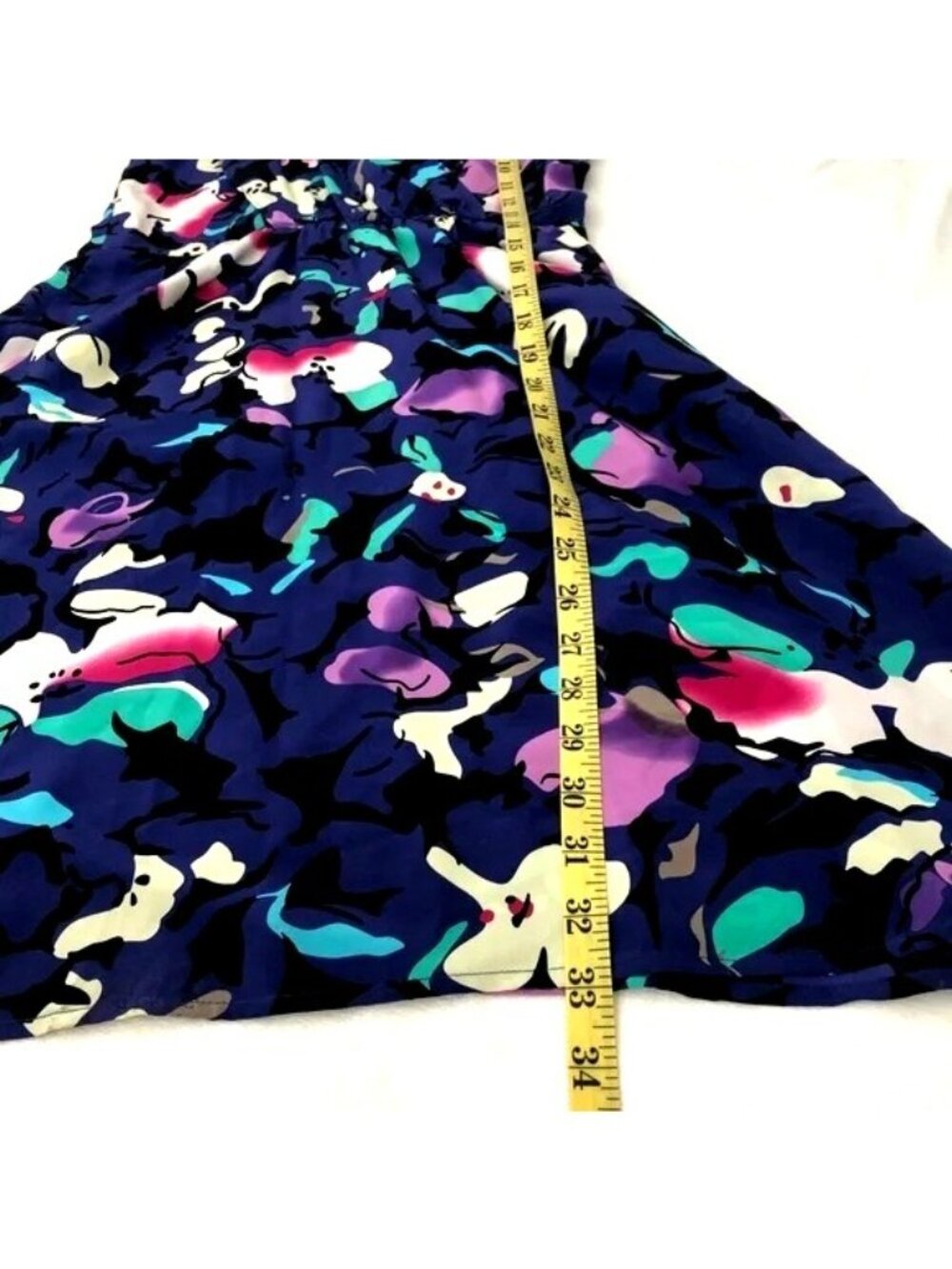 Yumi Kim Silk Slip Mini Dress floral black purple size XS - Picture 9 of 9